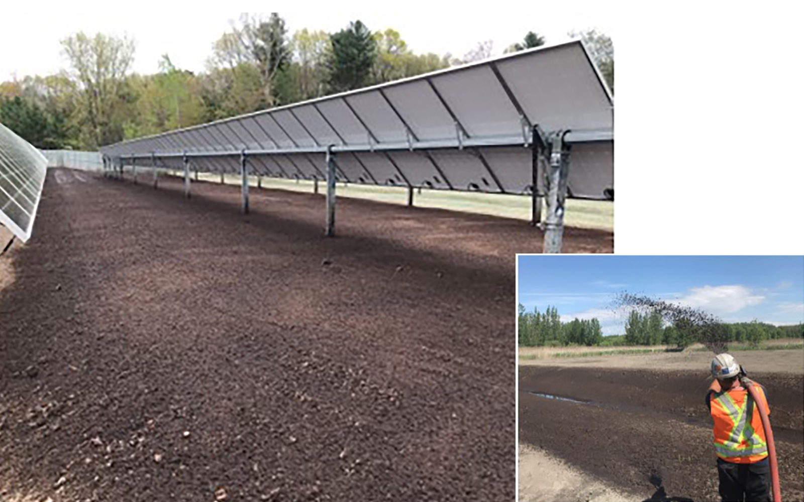 ProGanics Biotic Soil Media Solution for Solar Farms