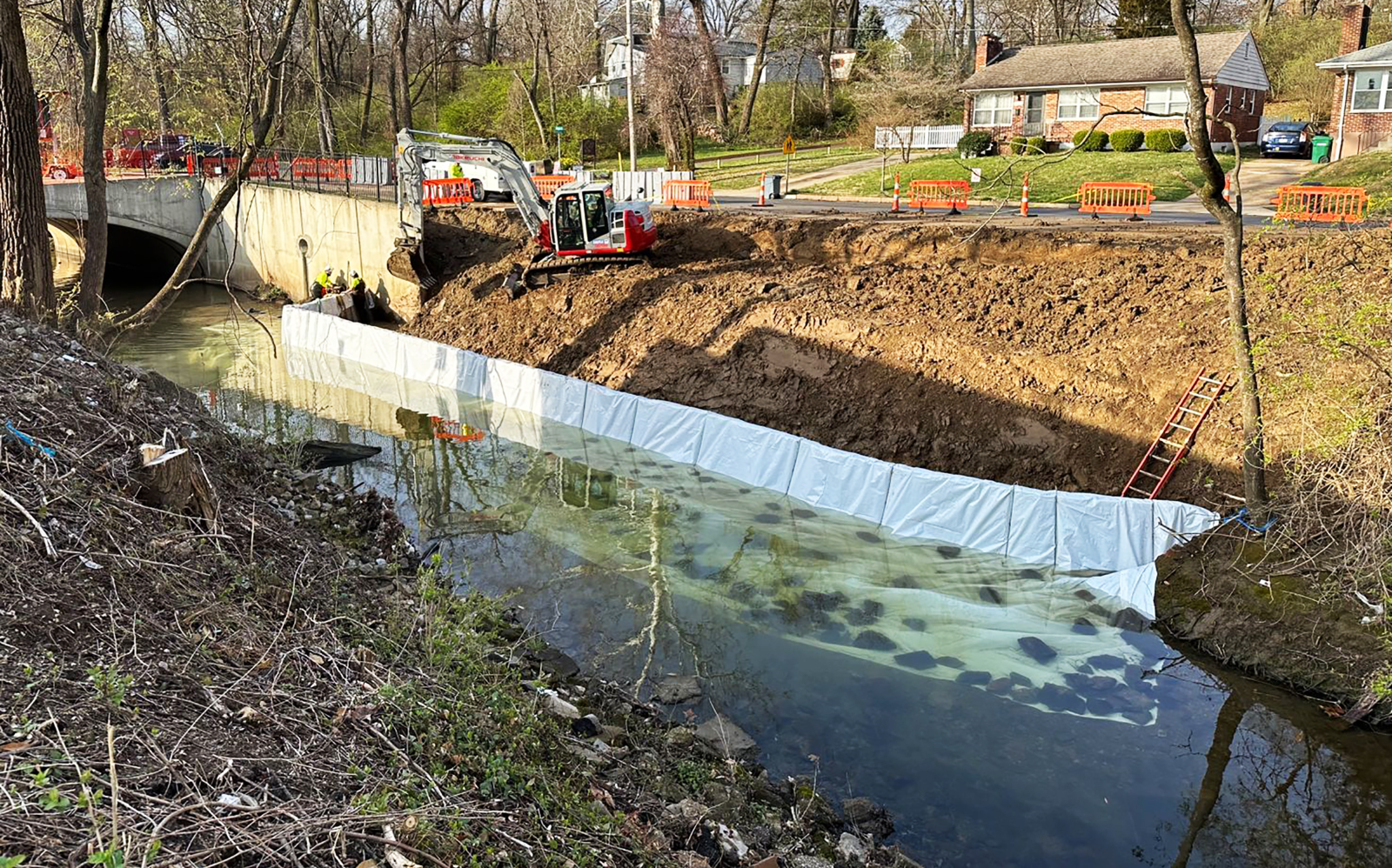 Muscle Wall for Stream Diversion & Dewatering